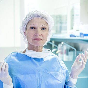 A sentinel node biopsy