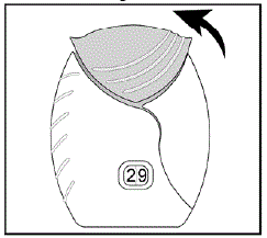 Do not block the air vent with your fingers - Illustration