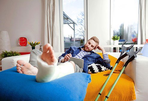 Give yourself ample time to recover after suffering a bone fracture.