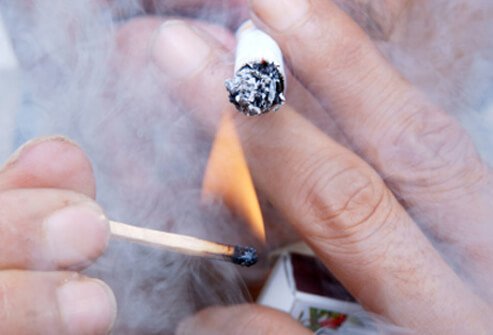 Smoking is a major irritant to the lungs, and it causes damage on the cellular level.