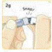 Pick up the syringe - Illustration