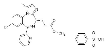 BYFAVO™ (remimazolam) Structural Formula - Illustration