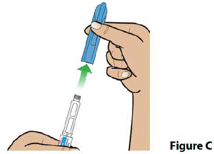 Pull the pen cap straight off the pen - Illustration