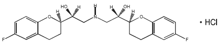 l-nebivolol - Structural Formula Illustration