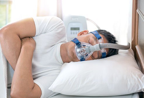 CPAP (continuous positive airway pressure) machines pump air into the lungs of people who have breathing problems -- usually sleep apnea. CPAP machines should not be used for COVID-19 coronavirus patients as they spread the virus further.