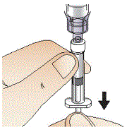 Detach the syringe - Illustration