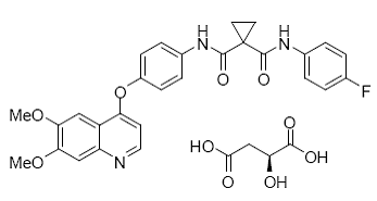 CABOMETYX® (cabozantinib) Structural Formula Illustration