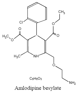 CADUET® (amlodipine besylate and atorvastatin calcium) tablets, for oral use Structural Formula - Illustration