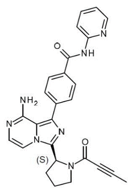 CALQUENCE® (acalabrutinib) - Structural Formula Illustration