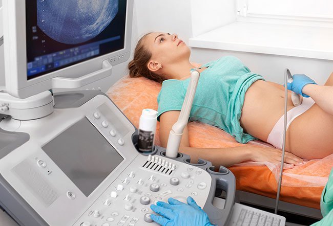 An ultrasound of the pelvis is usually the first test that is ordered to see if there is any problem with the ovaries or other pelvic organs.
