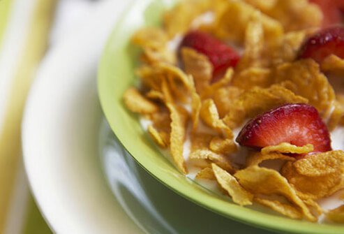 Healthy cancer fighting breakfast.