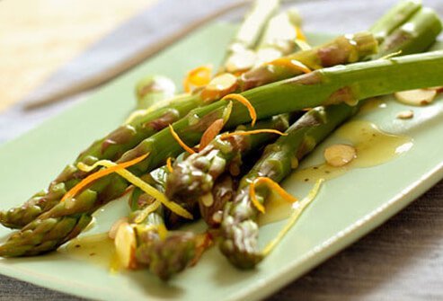 Folate rich asparagus.