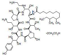 CANCIDAS® Structural Formula Illustration