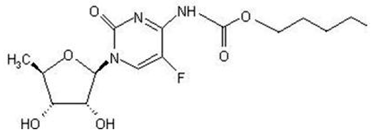 CAPECITABINE Structural Formula Illustration