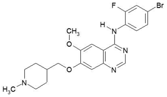 CAPRELSA® (vandetanib) Structural Formula Illustration