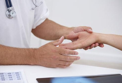 With the Tinel test, the doctor will tap on the median nerve to see if it triggers tingling in the fingers.