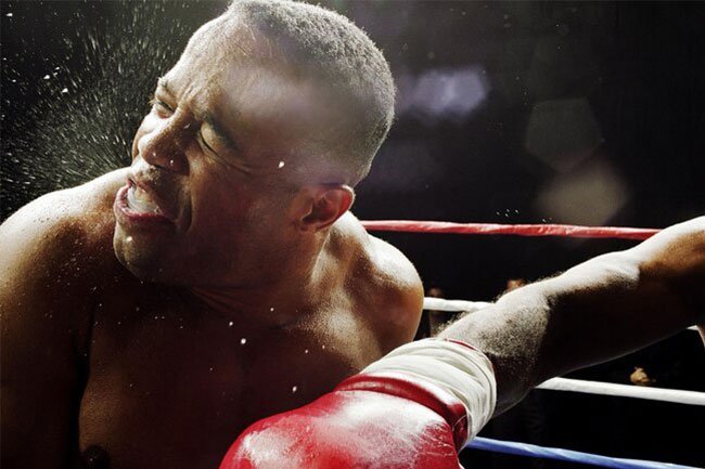 A hard blow to the head can contribute to hearing loss.