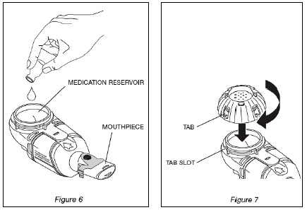 Slowly pull
the blue cap in a counterclockwise direction  - Illustration