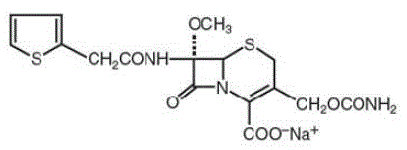 MEFOXIN® (cefoxitin) Structural Formula Illustration