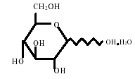 Hydrous Dextrose Structural Formula Illustration