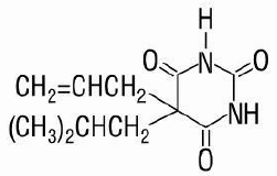 Butalbital Structural Formula Illustration