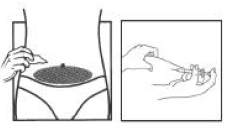 Choose an injection site - Illustration