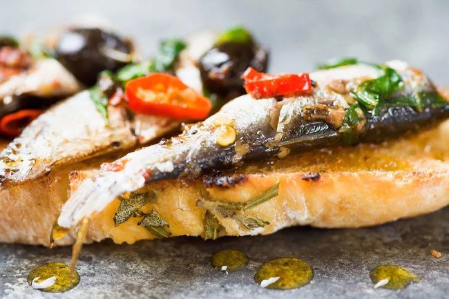 Sardines are a great and inexpensive source of protein. 