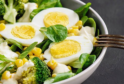 With 6 grams of protein each, eggs are another cheap sub for meat.