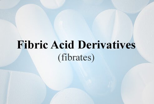 Fibric acid derivatives (fibrates) lower blood triglyceride levels by inhibiting production in the liver of VLDL and speeding up the removal of triglycerides from the blood.