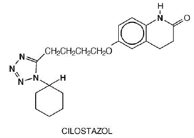 PLETAL® (cilostazol) Structural Formula Illustration