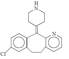 Desloratadine - Structural Formula Illustration