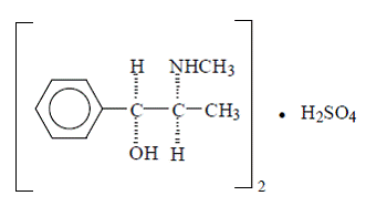 Pseudoephedrine sulfate - Structural Formula Illustration