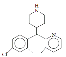 Desloratadine - Structural Formula Illustration