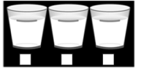 Three 8-OUNCE cups of clear liquids in the cup provided over the next 5 hours. - Illustration