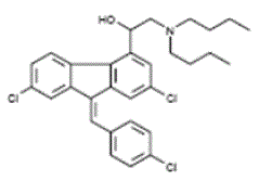 Lumefantrine - Structural Formula Illustration