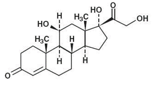 COLOCORT® (hydrocortisone) Structural Formula - Illustration