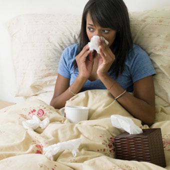 A runny nose is a typical symptom of a common cold.