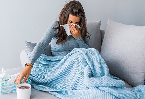 The common cold progresses through four different stages. 