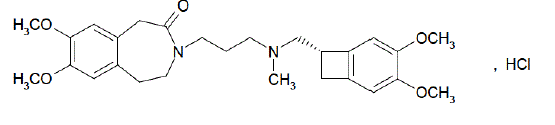 Corlanor®(ivabradine) Structural Formula Illustration