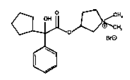 CUVPOSA (glycopyrrolate) Structural Formula Illustration