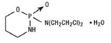 CYCLOPHOSPHAMIDE Structural Formula Illustration