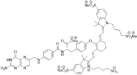 CYTALUX™ (pafolacianine) Structural Formula Illustration