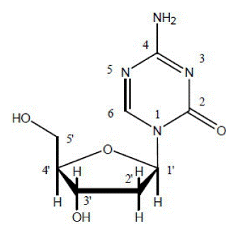 DACOGEN® (decitabine) Structural Formula - Illustration