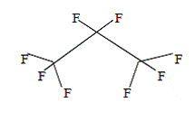 Octafluoropropane - Structural Formula Illustration