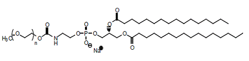 MPEG5000 DPPE - Structural Formula Illustration