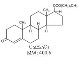 Delatestryl® (Testosterone Enanthate) Structural Formula Illustration