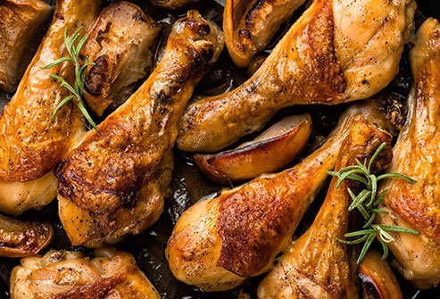 The MIND diet considers poultry a healthier option than red meat.