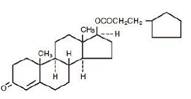 Depo® (Testosterone) Structural Formula Illustration