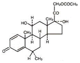 DEPO-MEDROL® (methylprednisolone acetate) Structural Formula Illustration