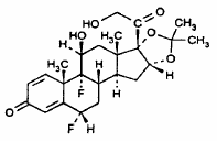 DERMA-SMOOTHE/FS (fluocinolone acetonide) Structural Formula Illustration